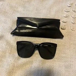 gentle monster larosa sunglasses. black, oversized vibe, worn once, like-new Lady Lang 01 | Gentle Monster US Official Site main image 3